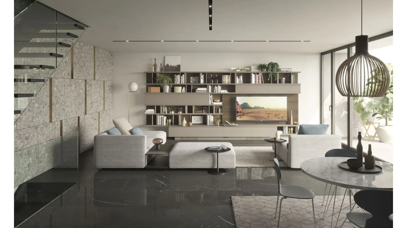 Libreria Living TV 15 di Turati T4