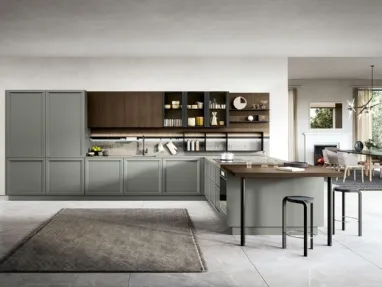 Cucina Classica con penisola Bellaria 04 di Forma Cucine