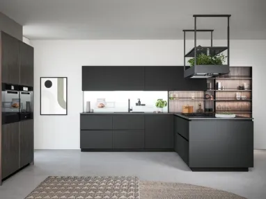 Cucina Moderna con penisola Trend Gola 01 di Forma Cucine